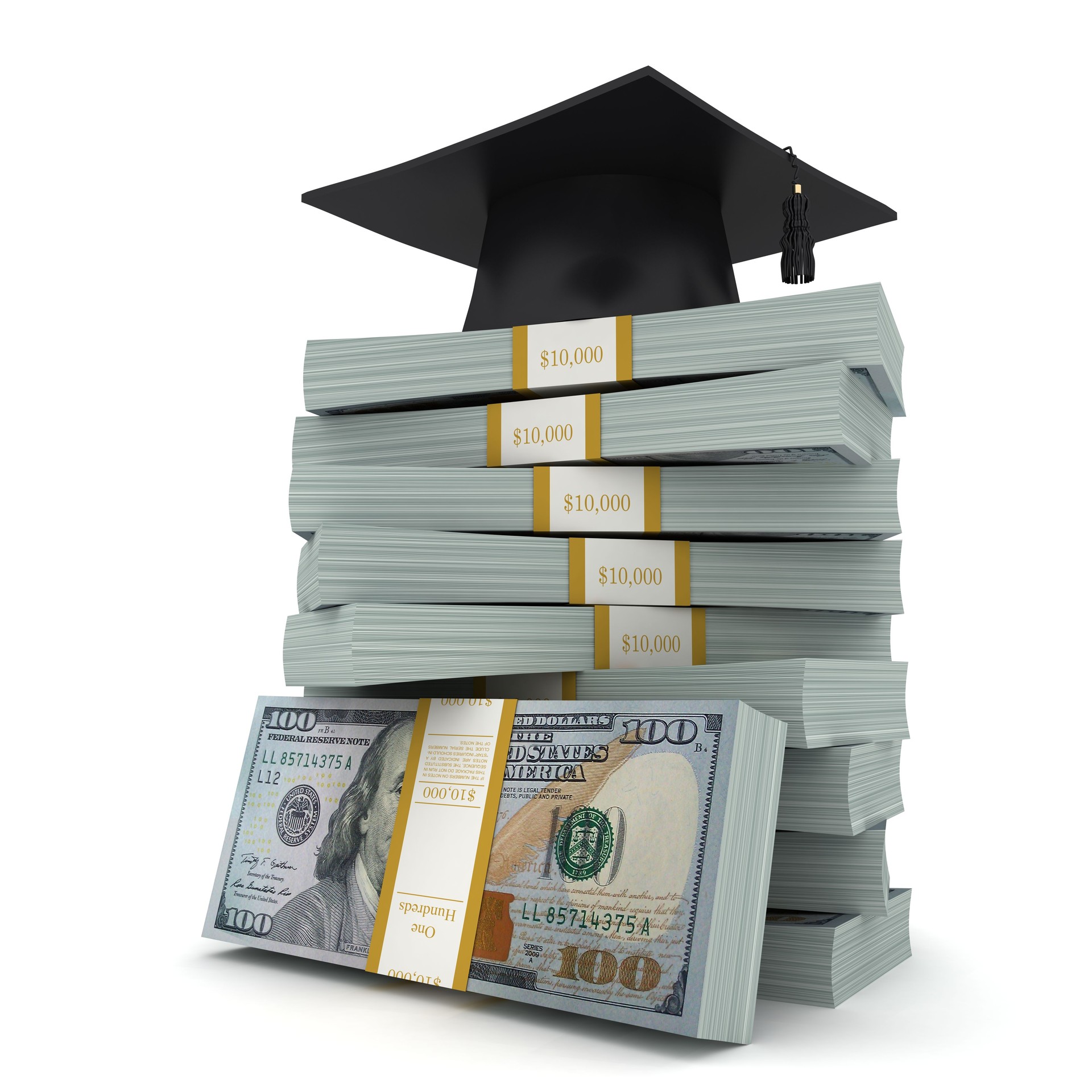 Money dollar education college student loan